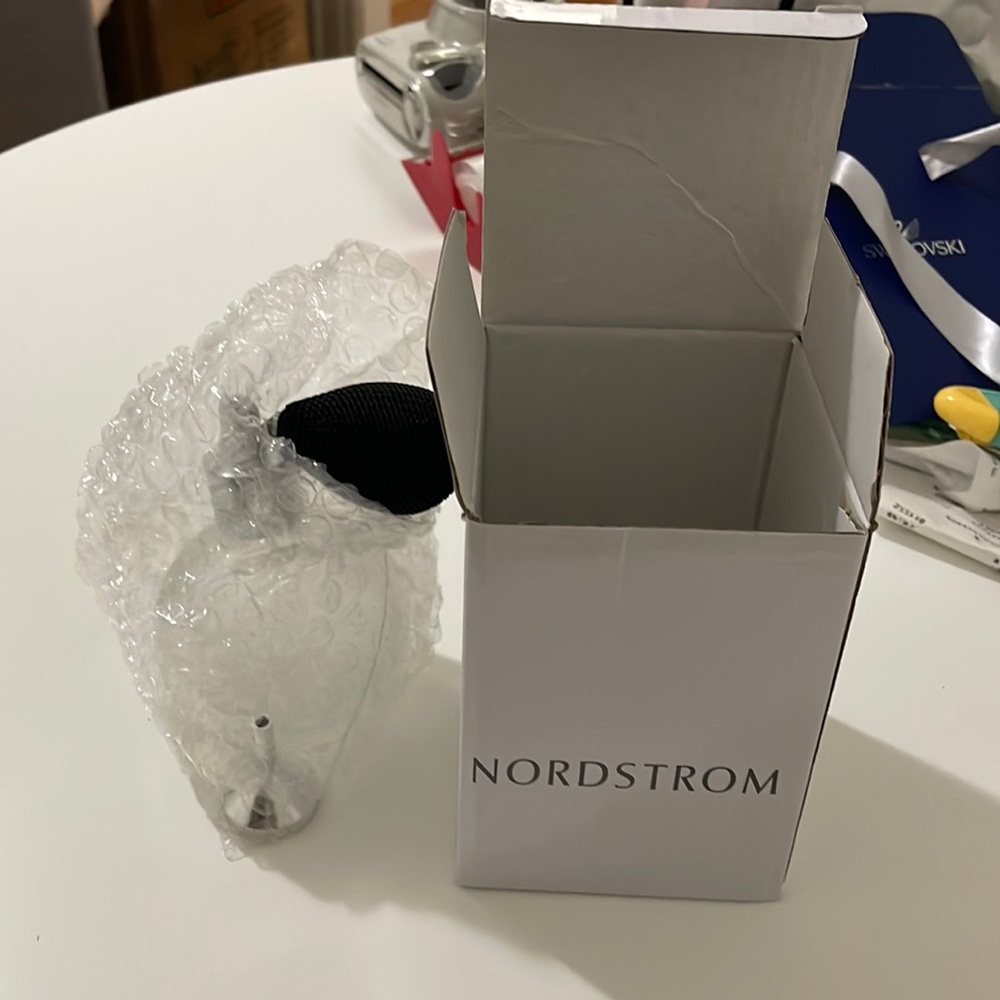 Nordstrom Glass Perfume Bottle With Pump &Funnel